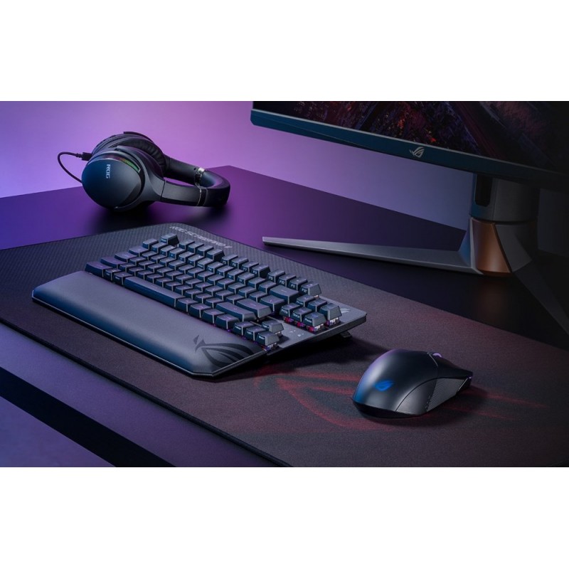 ASUS Клавіатура ROG Strix Scope RX TKL Wireless Deluxe RGB 84key USB/WL/BT EN Black