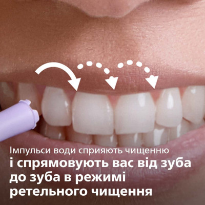 Philips Іригатор портативний Sonicare Cordless Power Flosser 3000, чаша 250 мл, чохол, 2 насадки , чорний