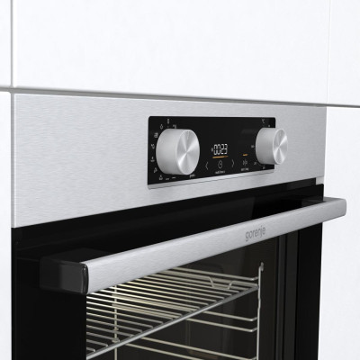 Gorenje Комплект (духовка електрична BO6737E02XK + варильна поверхня газова G642ABX), нерж.