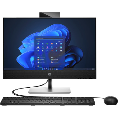 HP Комп'ютер персональний моноблок ProOne 440-G9 23.8" FHD IPS AG, Intel i5-13500T, 16GB, F512GB, ODD, UMA, WiFi, кл+м, 3р, W11P, чорний