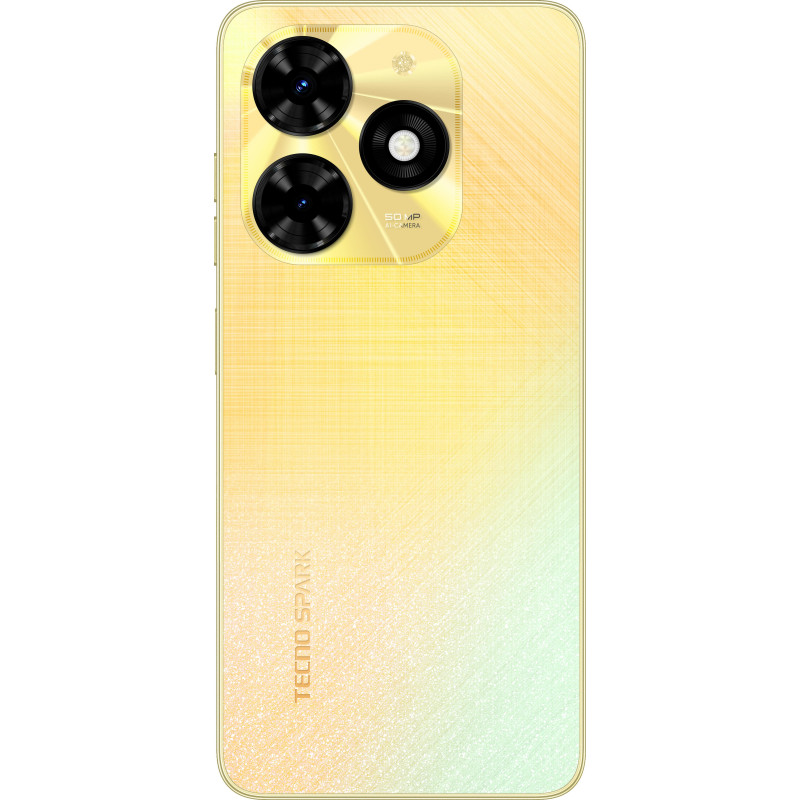 TECNO Смартфон Spark 20C (BG7n) 6.56" 8/128ГБ, 2SIM, 5000мА·год, Alpenglow Gold