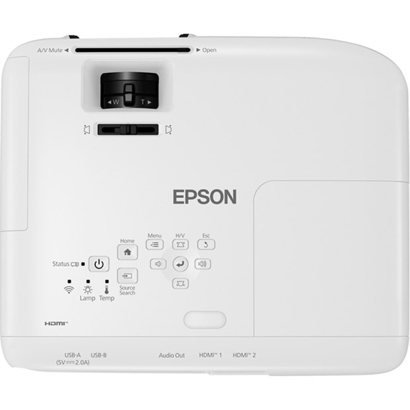 Epson Проєктор домашнього кінотеатру EH-TW850 FHD, 3400 lm, 1.0-1.21, WiFi
