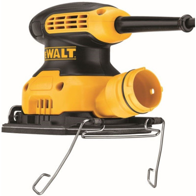 DeWALT Шліфмашина вібраційна DeWalt 230Вт 14000об/хв 108х115мм амплітуда 1.6мм 1.28кг