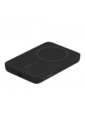 Belkin Портативний зарядний пристрій MagSafe 2500mAh, Wireless Power Bank, black