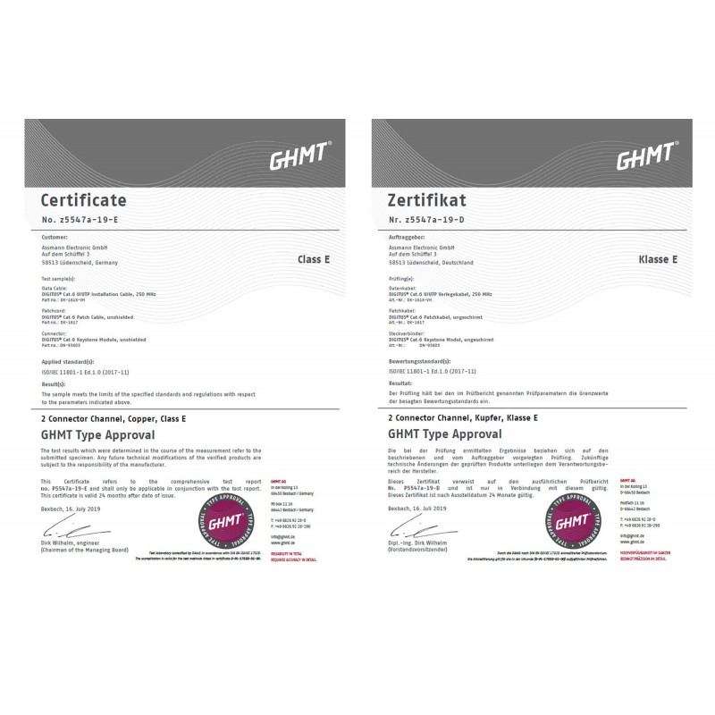 Digitus Кабель CAT 6 U-UTP, 100m, AWG 23/1, LSZH-1, фіолетовий