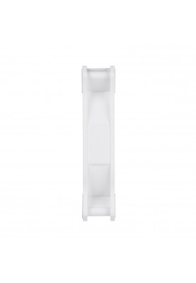 SilverStone Корпусний вентилятор Air Blazer 120RW-ARGB, 120мм, 600-2200rpm, 4pinPWM, 3pin +5VARGB, 7.4-35.6dBa, білий