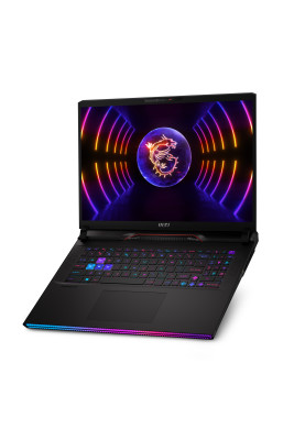 MSI Ноутбук Raider 17" QHD+, Intel i9-13980HX, 32GB, F1TB, NVD4090-16, W11, черный
