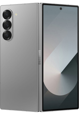 Samsung Смартфон Galaxy Fold 6 5G (F956) 7.6"/6.3" 12/256ГБ, 1SIM, 4400мА•рік, сріблястий сірий