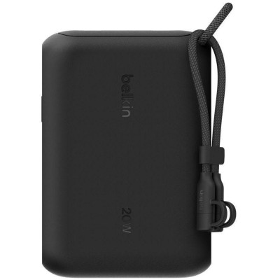 Belkin Акумулятор портативний літій-іонний Power Bank 10000мА·рік, 20Вт, з дисплеєм, чорний