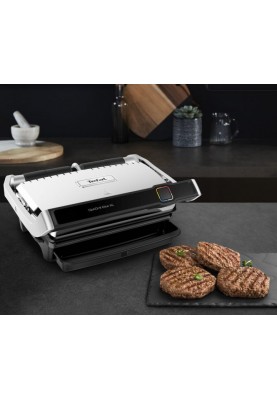 Tefal Гриль прижимний OptiGrill Elite XL 2200Вт, темп. режимів-16, з`ємні пластини, метал