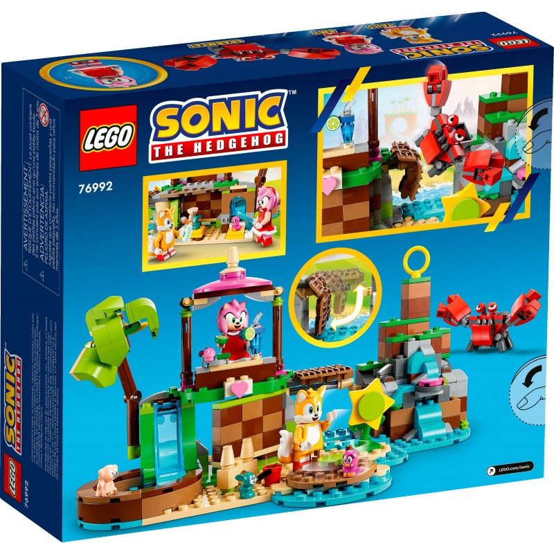 LEGO Конструктор Sonic the Hedgehog Острів Емі для порятунку тварин