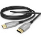 HAMA Кабель HDMI (AM/AM), 10м, 4K, active, чорний