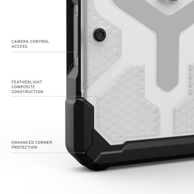 UAG Чохол UAG для iPhone 17 Pro Max, Pathfinder Clear MagSafe, Ice/Silver
