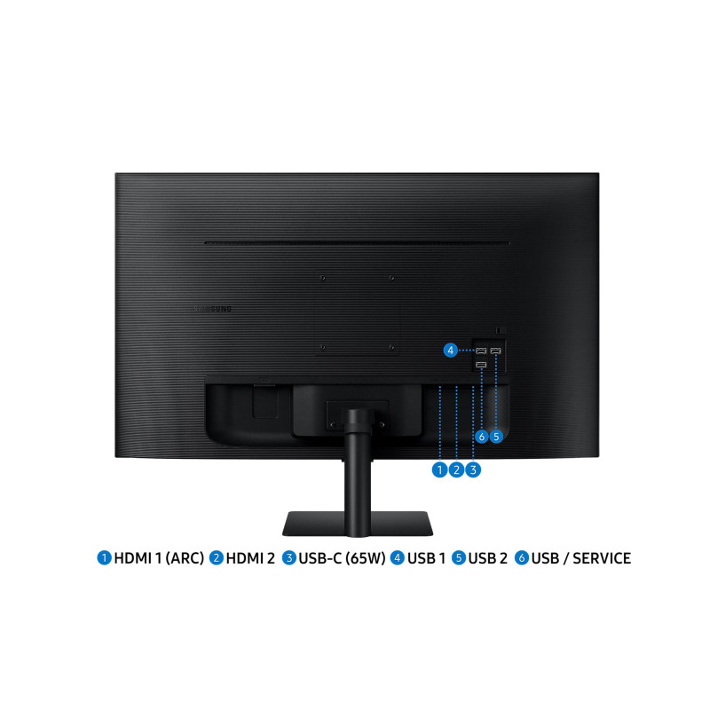 Samsung Монітор LCD 32" S32BM702UI 2*HDMI, USB, BT, VA, 3840x2160