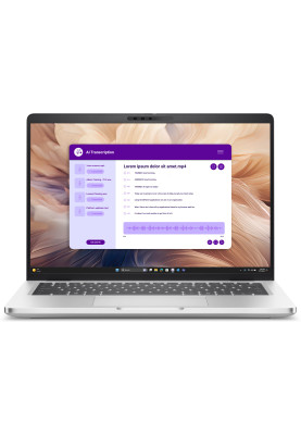 Dell Ноутбук Pro 14 Plus 14" FHD+ AG, Intel U5-235U, 32GB, F512GB, UMA, Win11P, сріблястий