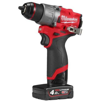 Milwaukee Шурупокрут-дриль акумуляторний Milwaukee M12 FDD2-402X 12В 2х4А·год 45Нм 0-1550об/хв ЗП С12 кейс 1.4кг