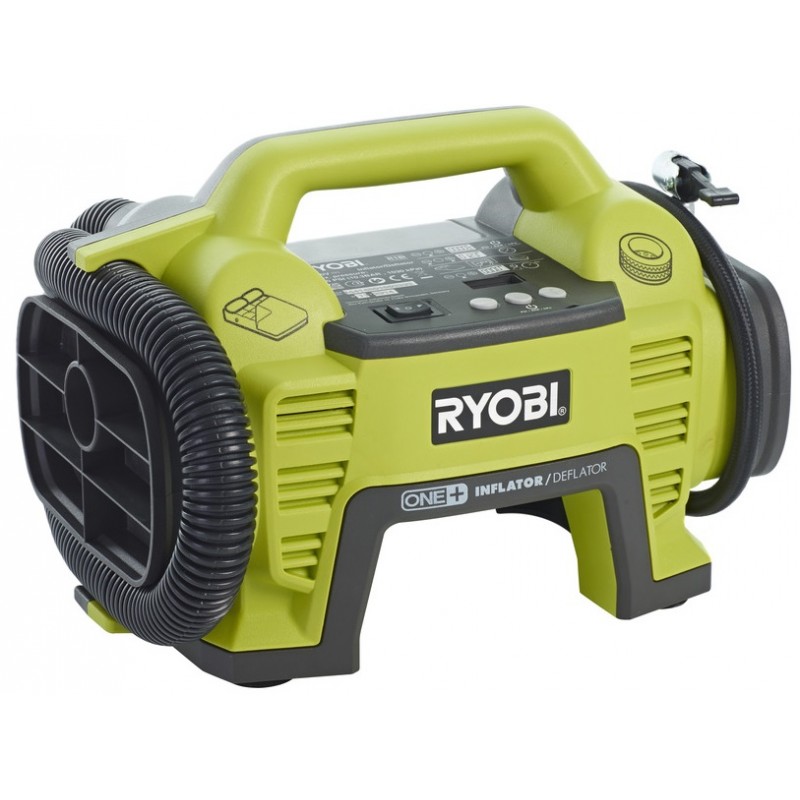 Ryobi Компресор автомобільний акумуляторний R18i-0, 18В ONE+, 10.3бар, без АКБ та ЗП