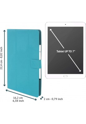 Tucano Чохол Facile Plus Universal для планшетів 7-8", блакитний