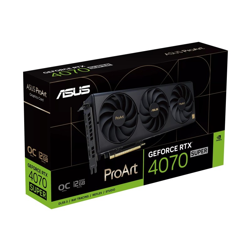 ASUS Відеокарта GeForce RTX 4070 SUPER 12GB GDDR6X PROART OC PROART-RTX4070S-O12G