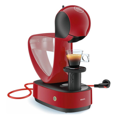 Krups Кавоварка капсульна Infinissima, 1.2л, капсули NESCAFE Dolce Gusto, червоний