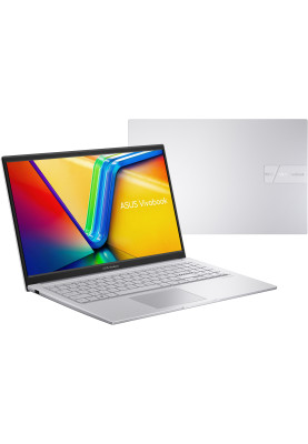 ASUS Ноутбук Vivobook 15 X1504ZA-BQ066 15.6" FHD IPS, Intel i5-1235U, 16GB, F512GB, UMA, NoOS, Сріблястий