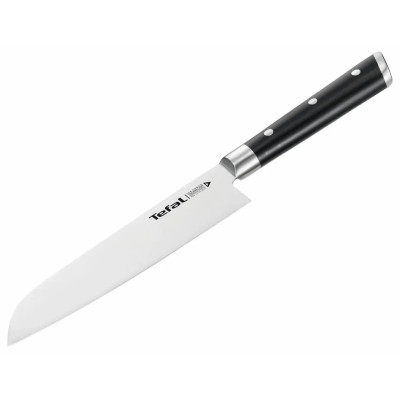 Tefal Набір ножів Ice Force, 2шт, нержавіюча сталь, пластик, чорний Tefal Набір ножів Ice Force, 2шт, нержавіюча сталь, пластик, чорний