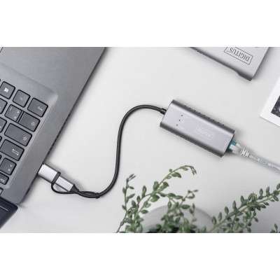 Digitus Адаптер USB-C/USB 3.0 - 2.5 Gbps Ethernet