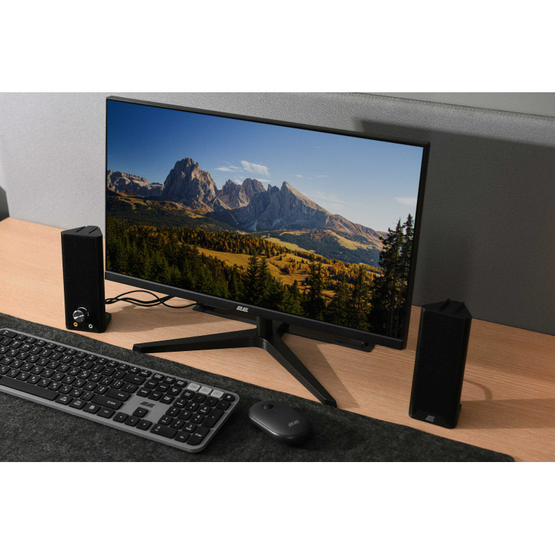2E Монітор 21.5" A2222B D-Sub, HDMI, MM, VA, 75Hz