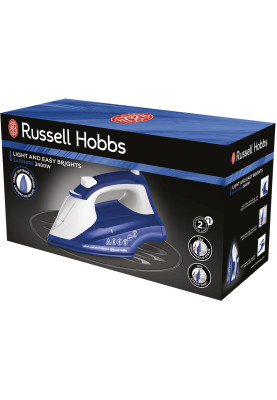 Russell Hobbs Утюг Light&Easy Brights Sapphire, 2600Вт, 240мл, паровий удар -115гр, постійна пара - 35гр, керам.