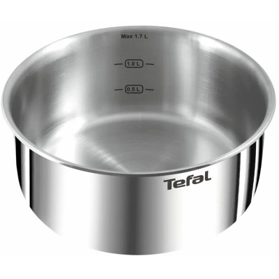 Tefal Набір посуду Ingenio Emotion, 13 пр., нержавіюча сталь, скло, пластик, бакеліт, сріблястий Tefal Набір посуду Ingenio Emotion, 13 пр., нержавіюча сталь, скло, пластик, бакеліт, сріблястий