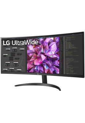 LG Монітор 34" 34WQ60C-B 2xHDMI, DP, Audio, IPS, 3440x1440, 21:9; sRGB 99%, CURVED, HDR10