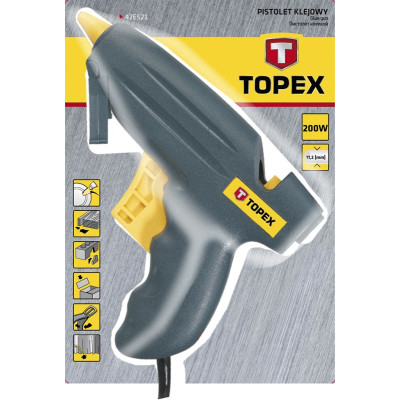 Topex 42E521 клейовий, 11 мм, 200Вт Topex 42E521 клейовий, 11 мм, 200Вт