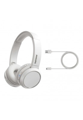 Philips TAH4205 On-ear Mic[Навушники On-ear TAH4205 BT 5.0, SBC, Wireless, Mic, Білий]