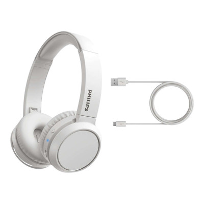 Philips TAH4205 On-ear Mic[Навушники On-ear TAH4205 BT 5.0, SBC, Wireless, Mic, Білий]