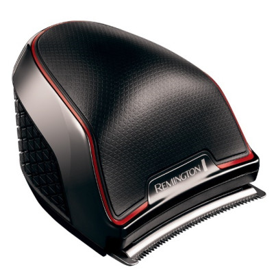 Remington Машинка для стрижки Quickcut Pro, мережа+акум., роторний мотор, насадок-12, титан.напил., чорний