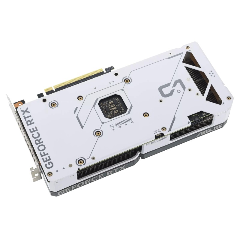 ASUS Відеокарта GeForce RTX 4070 12GB GDDR6X DUAL-RTX4070-O12G-WHITE білий