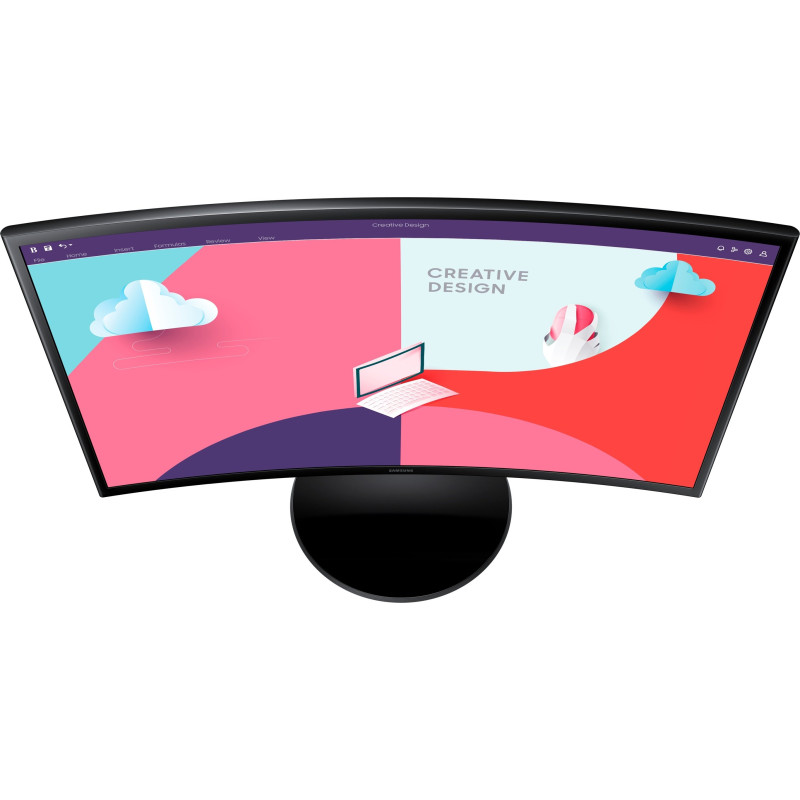 Samsung Монітор 27" S27C360E D-Sub, HDMI, VA, 75Hz, 4ms, CURVED