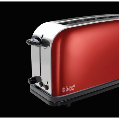 Russell Hobbs Тостер Classic, 1100Вт, метал, довгі слоти, червоний