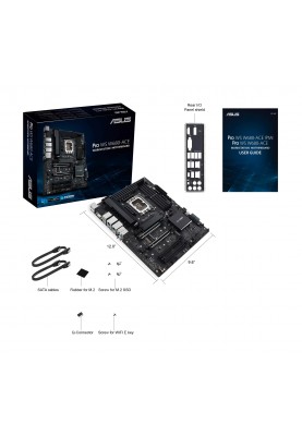 ASUS Материнcька плата Pro WS W680-ACE IPMI s1700 W680 4xDDR5 M.2 HDMI DP D-Sub ATX