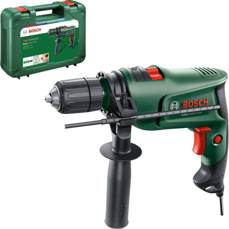 Bosch Дриль ударний EasyImpact 600 600Вт ШЗП 1.5-13мм 3000об·хв 1.7кг кейс
