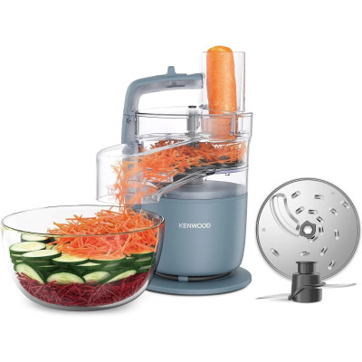 Kenwood Комплект кух., машина+подрібнювач+міксер Go, 800Вт, чаша-метал, корпус-метал, насадок-3, синій