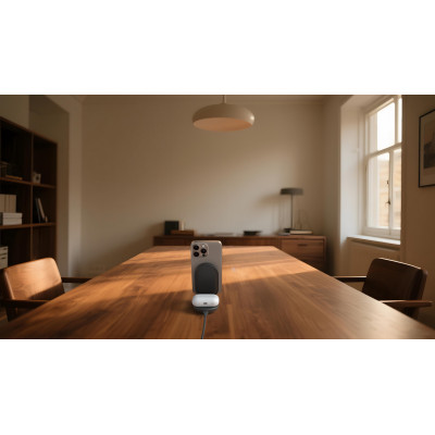 Belkin Зарядне бездротовий пристрій Belkin UltraCharge 2-in-1 Foldable Magnetic Charging 25Вт, чорний