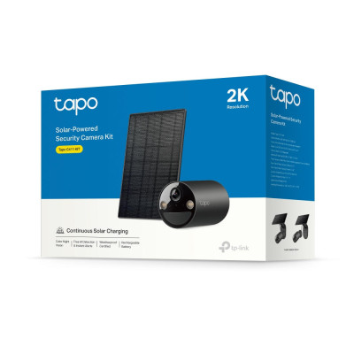 TP-Link Комплект розумної бездротової камери TAPO C411 KIT 2K та сонячної панелі