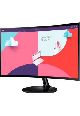 Samsung Монітор 27" S27C360E D-Sub, HDMI, VA, 75Hz, 4ms, CURVED