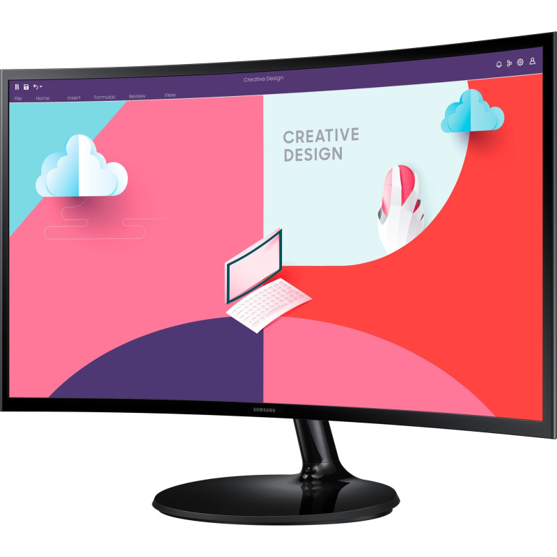 Samsung Монітор 27" S27C360E D-Sub, HDMI, VA, 75Hz, 4ms, CURVED