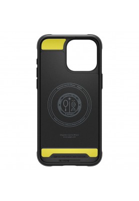 Spigen Чохол для Apple iPhone 15 Pro Rugged Armor MagFit, Matte Black