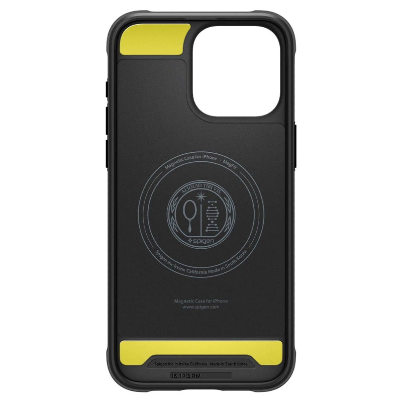 Spigen Чохол для Apple iPhone 15 Pro Rugged Armor MagFit, Matte Black