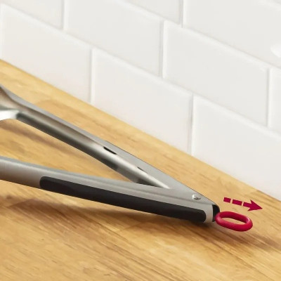 Tefal Щипці для гриля, сталь, чорно-сірий