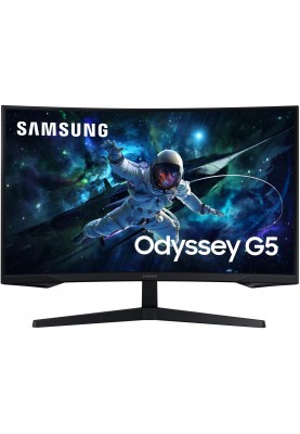 Samsung Монітор 31.5" Odyssey G55C 2xHDMI, DP, VA, 2560x1440, 165Hz, 1ms