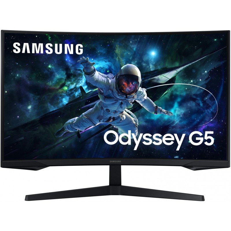 Samsung Монітор 31.5" Odyssey G55C 2xHDMI, DP, VA, 2560x1440, 165Hz, 1ms